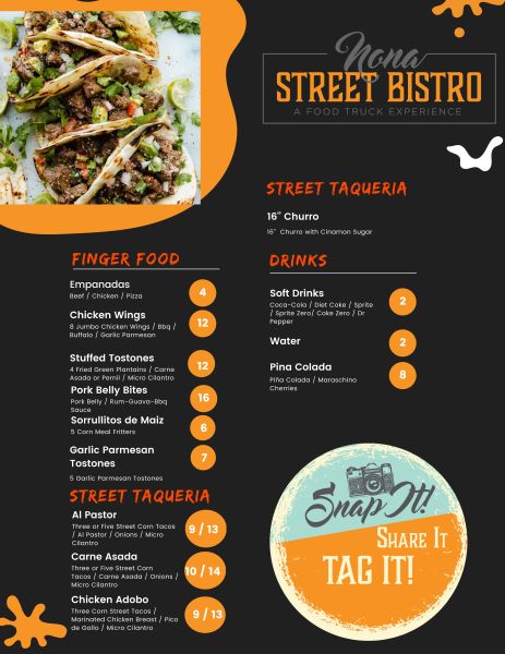 Nona Street Bistro - Menu 1