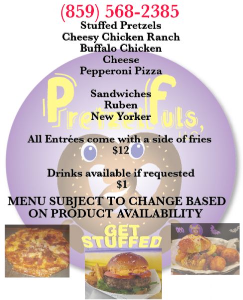 Pretzelfuls LLC - Menu 1