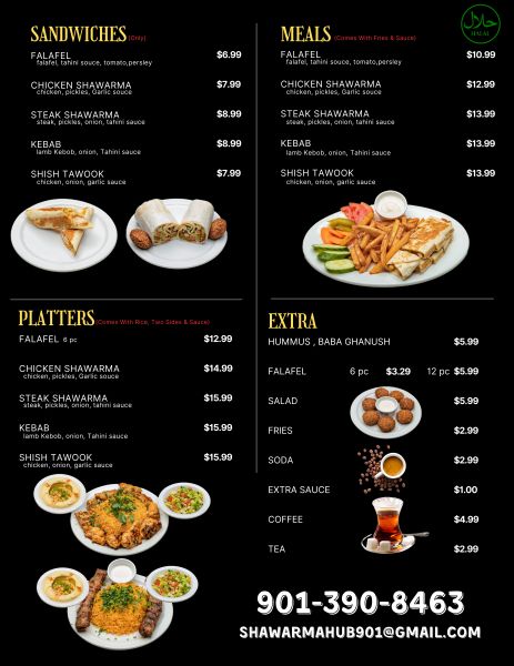 Shawarma Hub - Menu 1