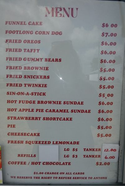 Sweet Fun Concessions - Menu 1