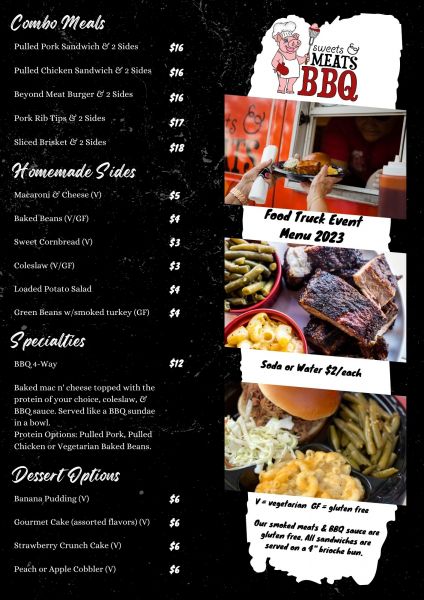 Sweets & Meats BBQ - Menu 1