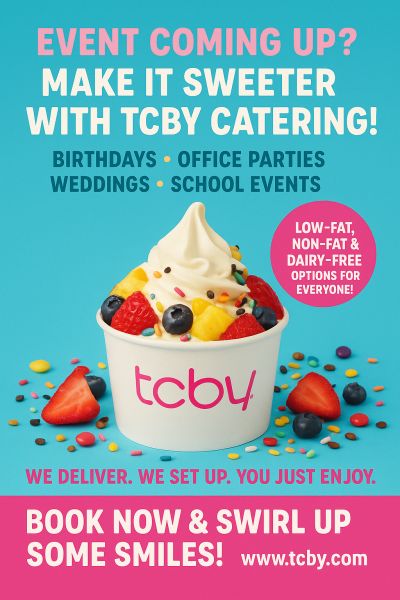 TCBY Frozen Yogurt - Menu 1