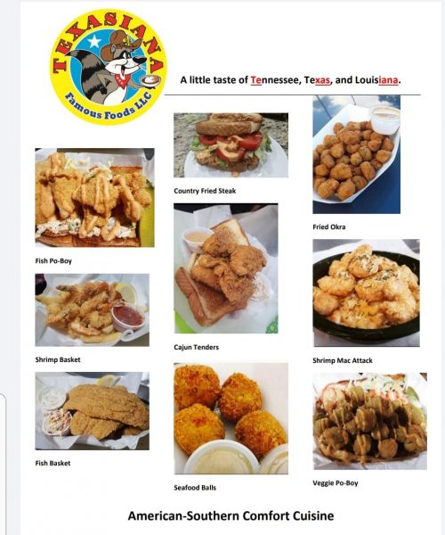 Texasiana Famous Foods LLC - Menu 1