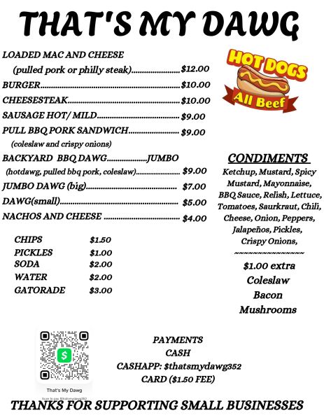 That's My Dawg hotdog cart - Logo