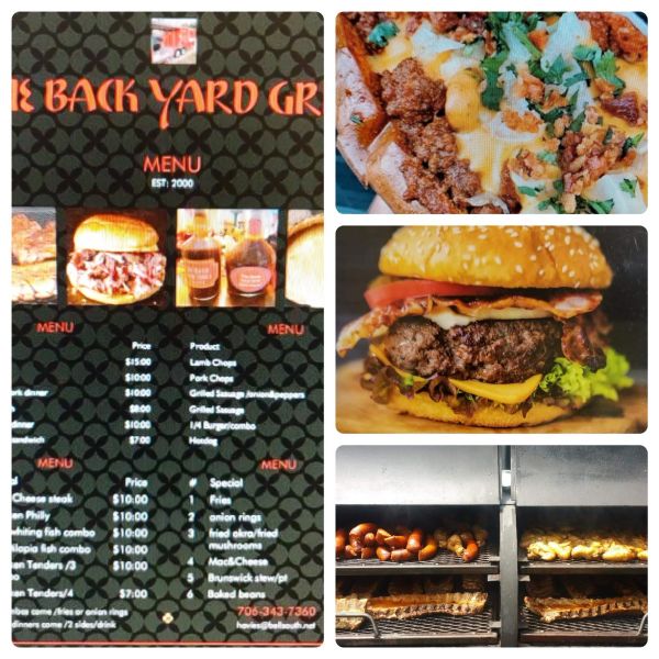 The Back Yard Grill - Menu 1