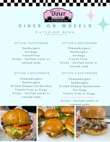 The Diner On Wheels - Menu 1