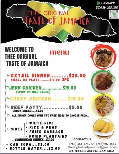Thee original taste of Jamaica - Menu 1