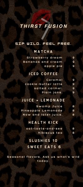 Thirst Fusion - Menu 1