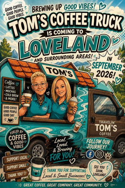 Travelin Toms Coffee of Loveland