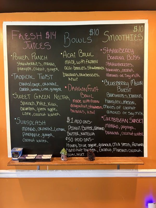 Treehouse juice bar