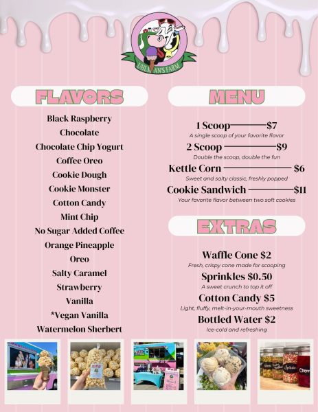Uhlman’s Ice Cream - Menu 1
