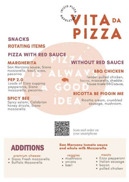 Vita da Pizza - Menu 1