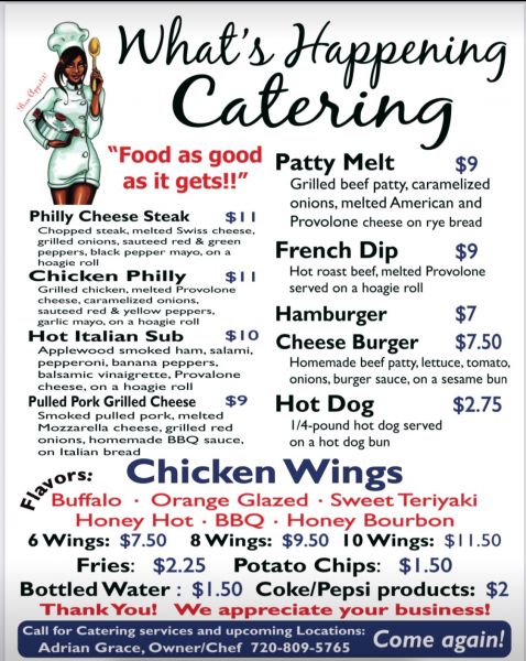 what’s happening catering - Menu 1