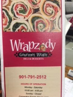 Wrapzody Gourmet Wrapz - Menu 1