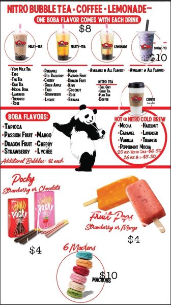 Yoyo Bubble Tea - Menu 1